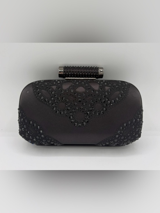 Badgley Mischka Handbags - Badgley Mischka NWT Satin Rhinestone Clutch: Black & Ivory Available